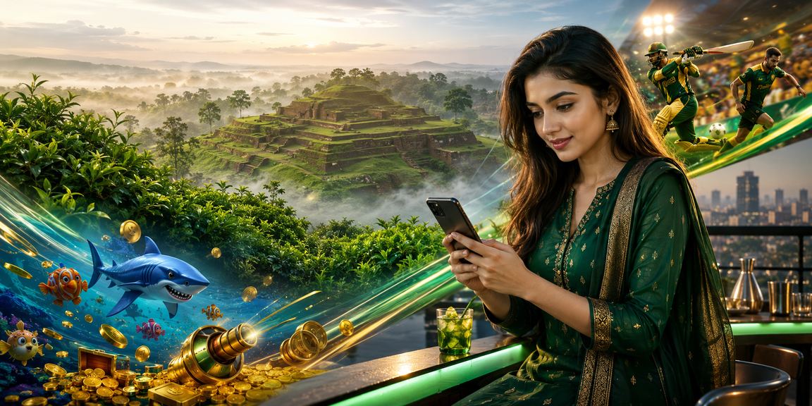 কুমিল্লার মাছ ধরা গেম ও চা বাগানের সুন্দর দৃশ্য
